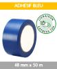 Ruban adhesif couleur en 50mmx50M dès 6 bobines Couleur du Fond : Bleu