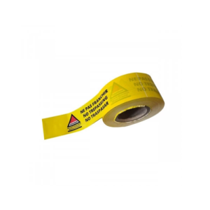 Rubalise Vigipirate en polyéthylène 75mm x 250m pour sécurité