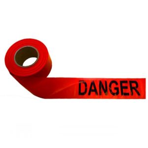 Ruban de balisage Danger en polyéthylène pour zones à risque