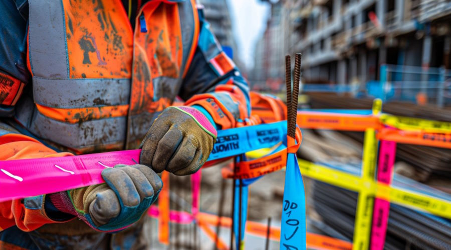 comment fixer rubalise chantier