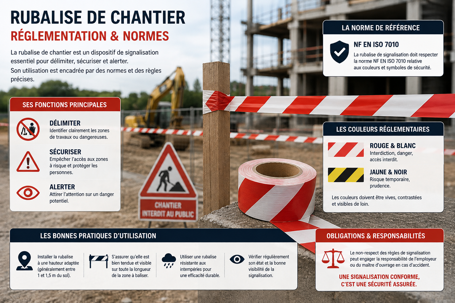 rubalise chantier réglementation